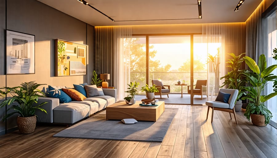 IoT devices and sensors in a smart home setting