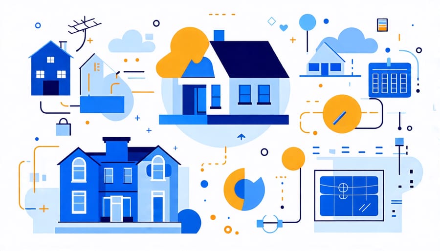 Infographic showcasing different real estate investment structures