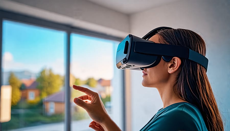 Immersive virtual reality property tour experience
