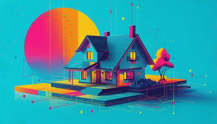 Representation of blockchain technology in real estate transactions