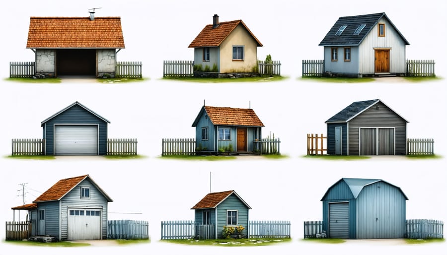 Various detached structures commonly covered under homeowners insurance policies
