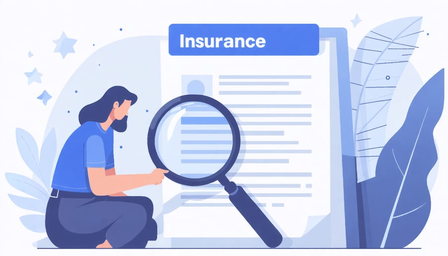 Conceptual depiction of the insurance claim filing process