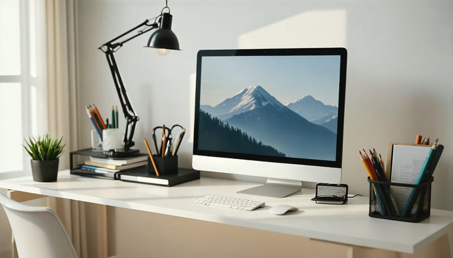 Example of a dedicated home office space that may qualify for tax deductions