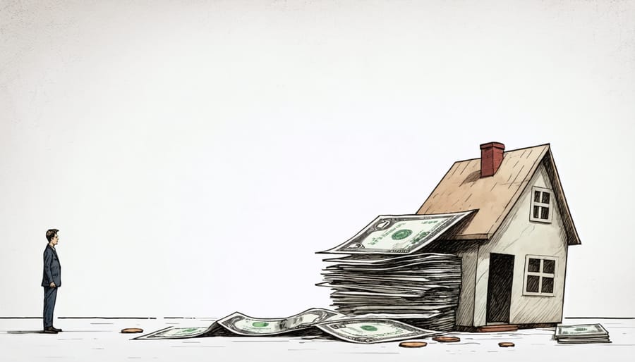 Homeowner worried about debt and potential foreclosure