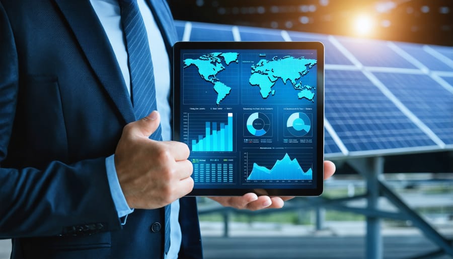 Analyzing financial data for a renewable energy project