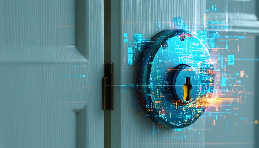 Visual representation of smart lock hacking vulnerabilities