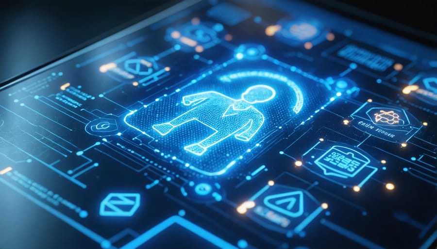 User interface of blockchain-based identity verification system for real estate transactions