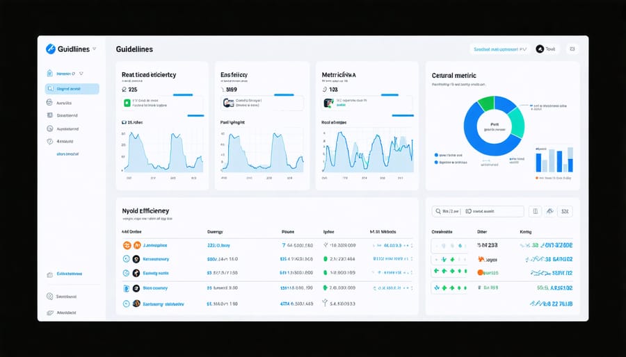 Smart building management system displaying energy consumption data and cost savings