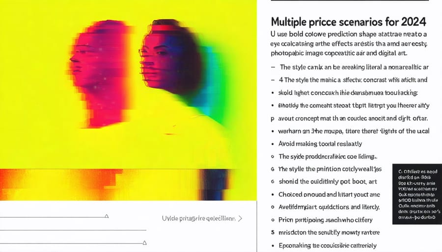 Visual comparison of different housing market forecasts for 2024