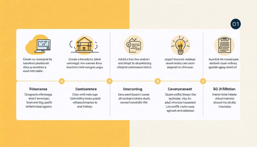 Visual breakdown of different insurance policies and their disaster coverage features
