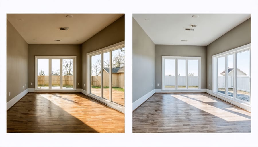 Kitchen renovation before and after transformation showing modern updates