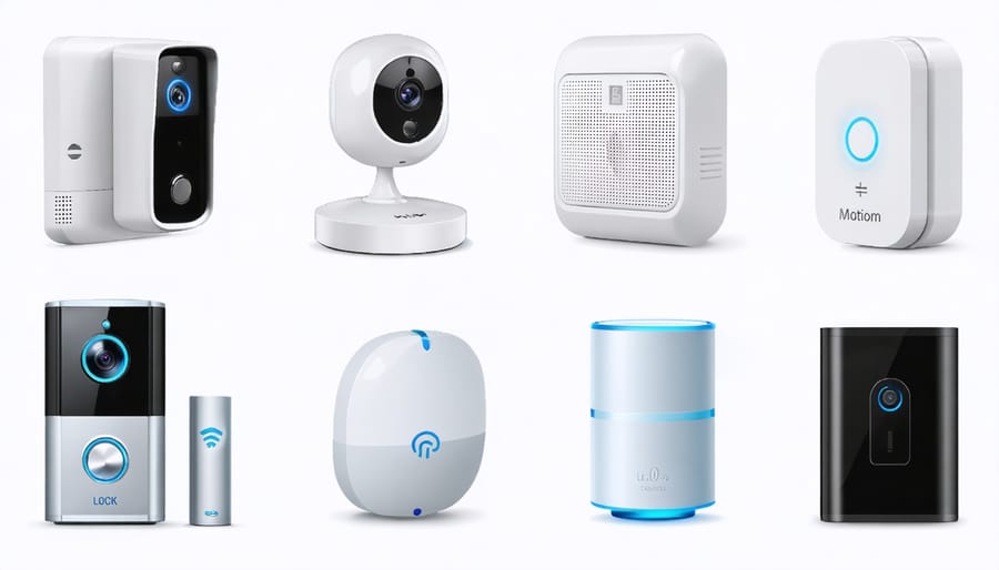 Array of insurance-approved smart home security devices and sensors