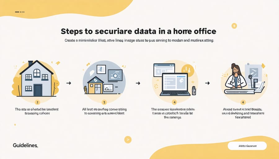 Step-by-step guide for securing healthcare data in home offices