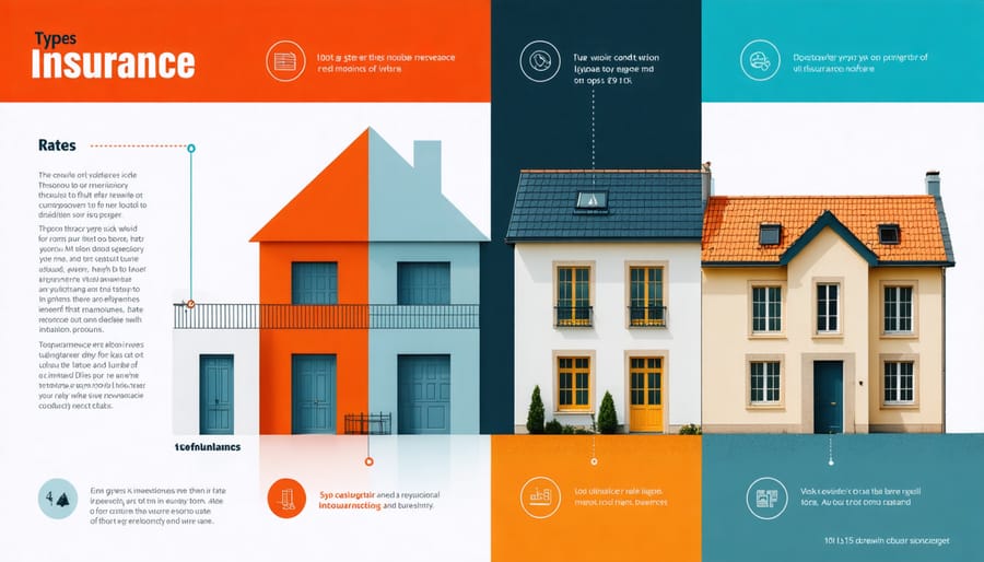 Visual chart displaying how different home improvements affect insurance premiums