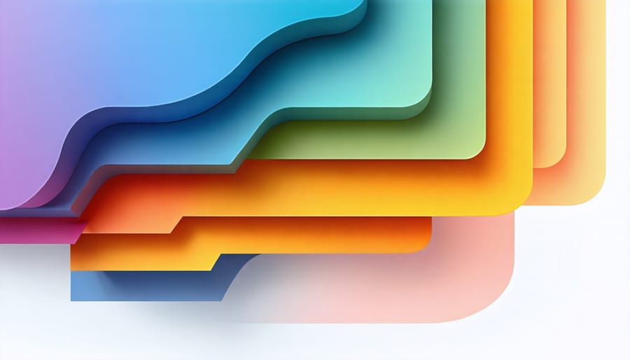 Visual representation of multiple digital security layers protecting security deposit data