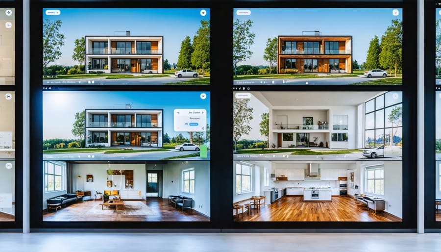 AI system analyzing home photos to determine insurance risk and coverage needs