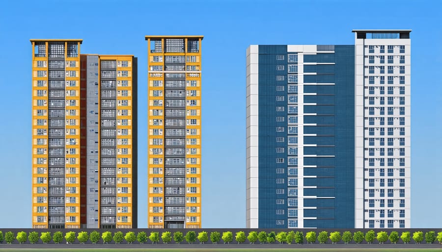 Collection of different property types showing real estate portfolio diversification