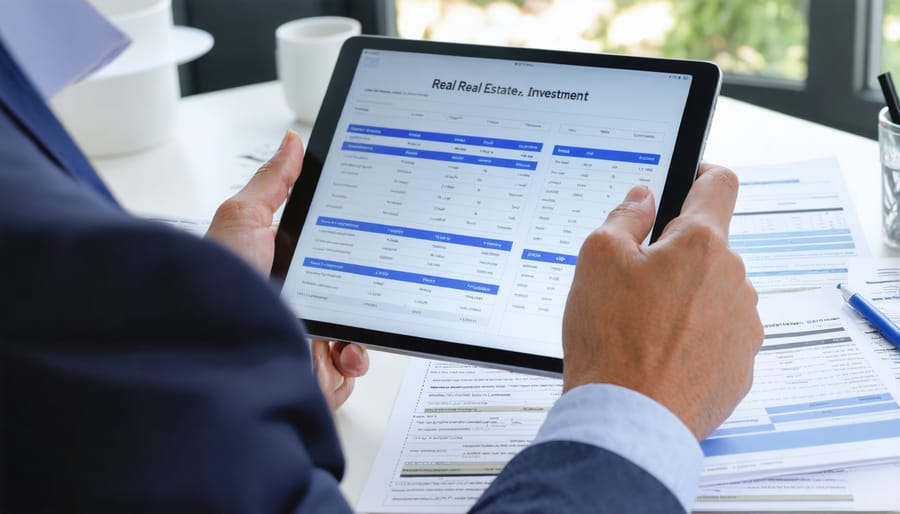 Investor reviewing P2P lending platform compliance documents on a digital device