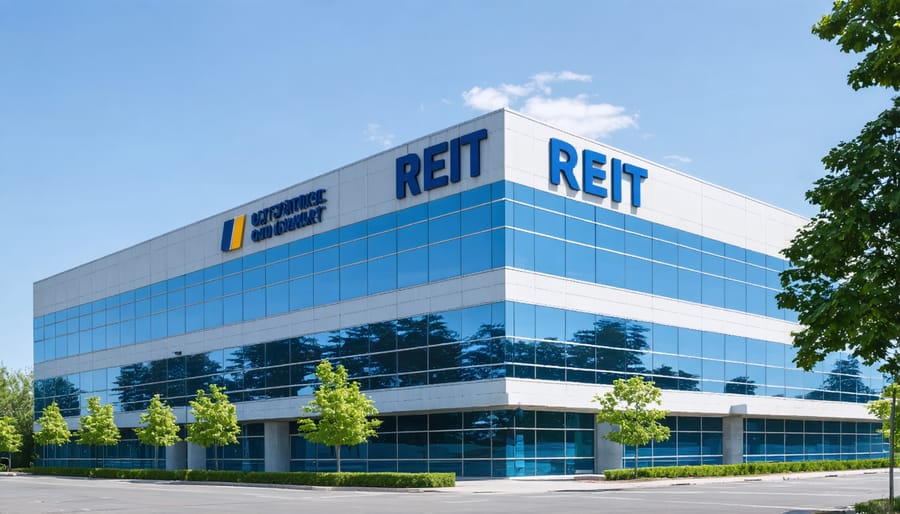 Commercial office building managed by a Real Estate Investment Trust