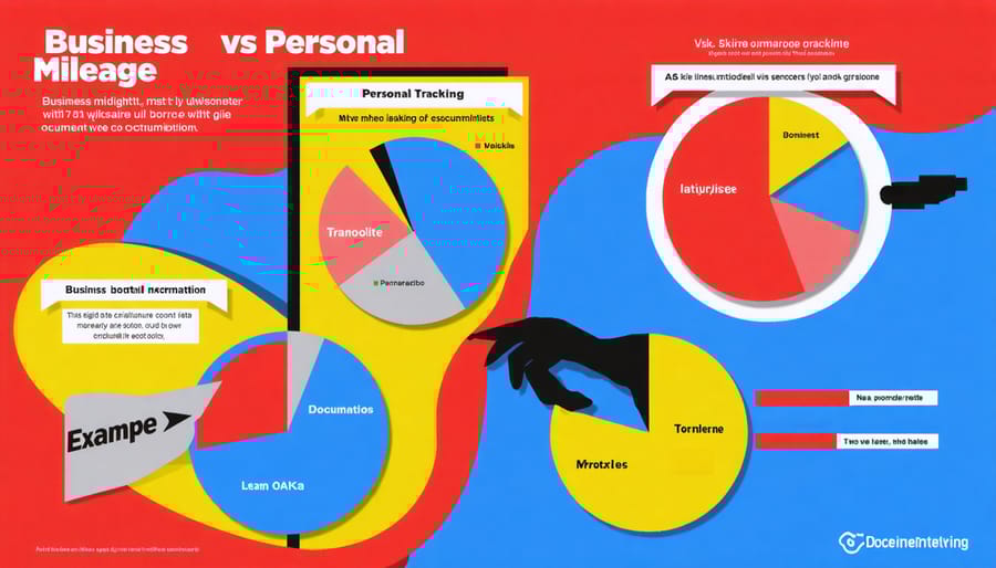 Business versus personal vehicle use allocation chart