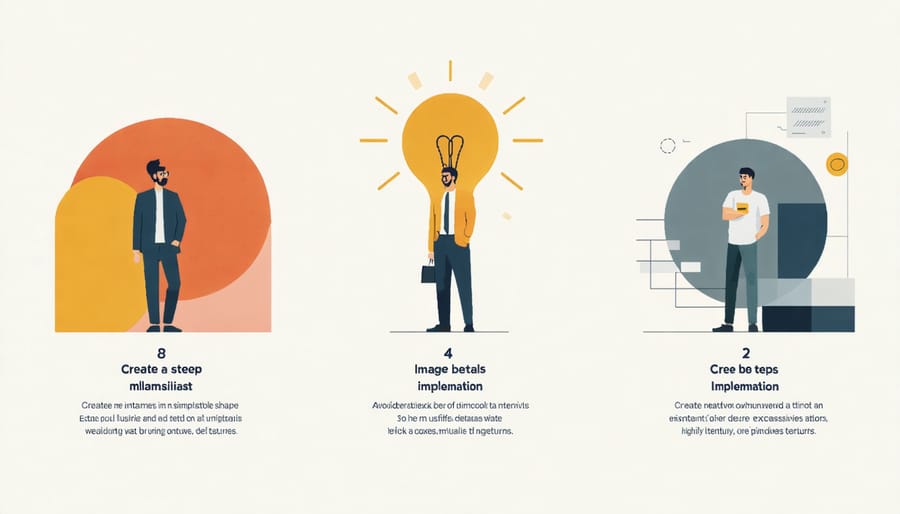 Visual diagram showing the five key steps of implementing a whole community approach to flood protection