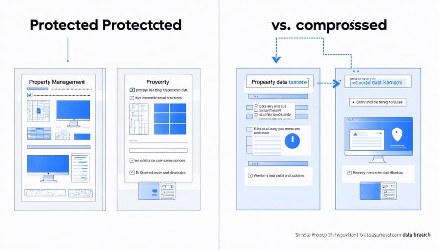 Comparison of secure and breached property management systems