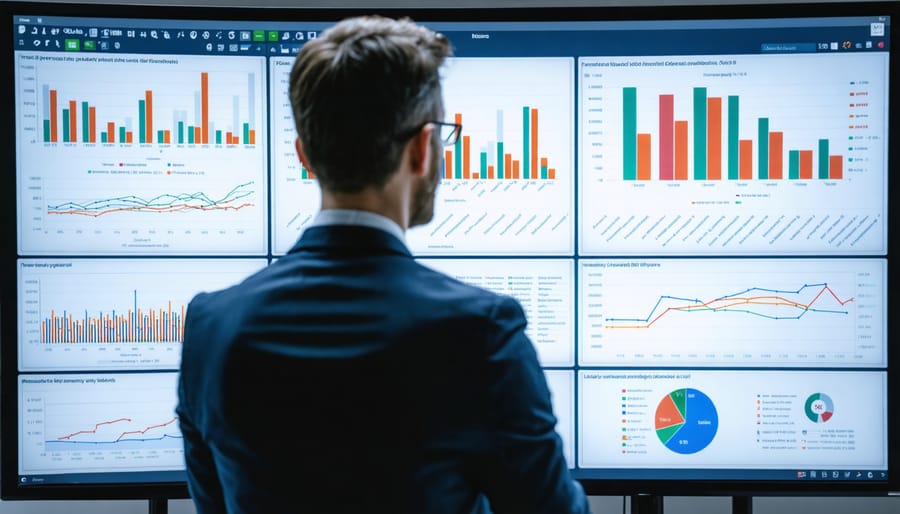 Investment portfolio dashboard displaying diverse asset allocation