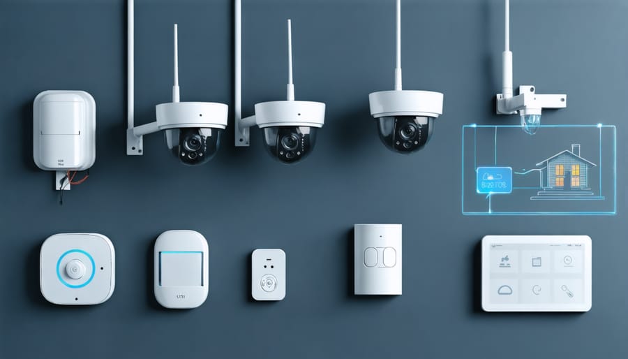 Integrated smart home monitoring system for property protection