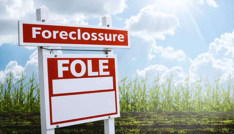 Homeowner reviewing mortgage documents at kitchen table