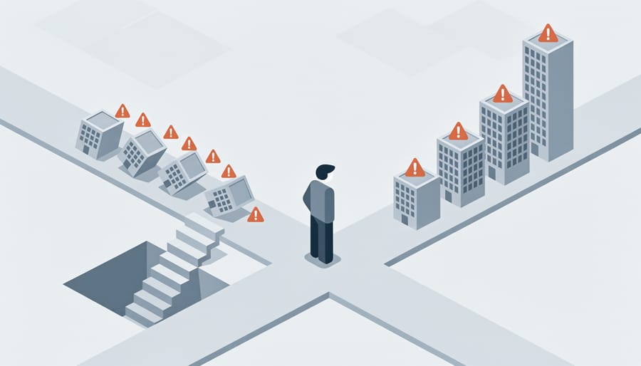 Warning flag symbol representing REIT investment red flags and caution signals