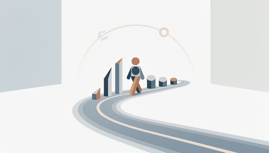 Hand on ship's steering wheel representing autopilot investment management