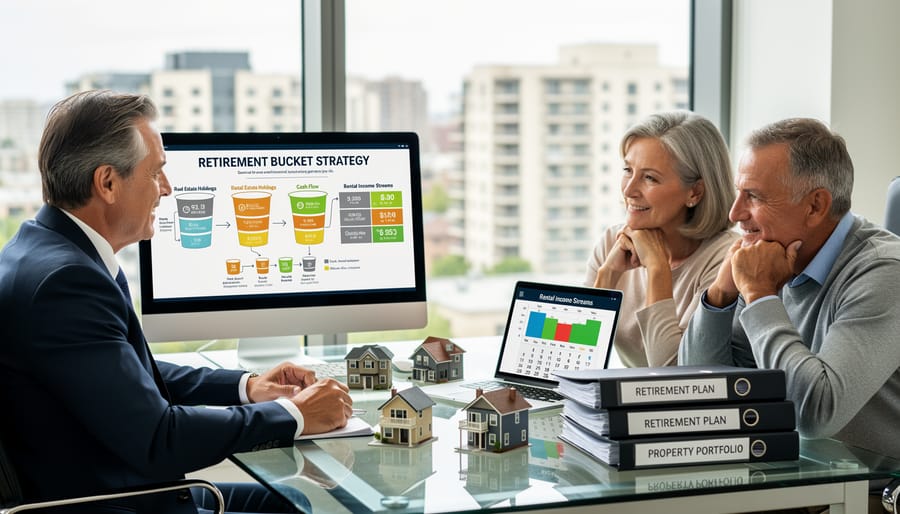 Well-maintained rental property with for rent sign in front yard