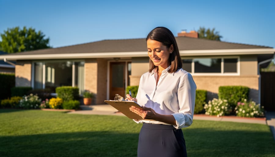 Well-maintained suburban residential property showing home exterior and landscaping